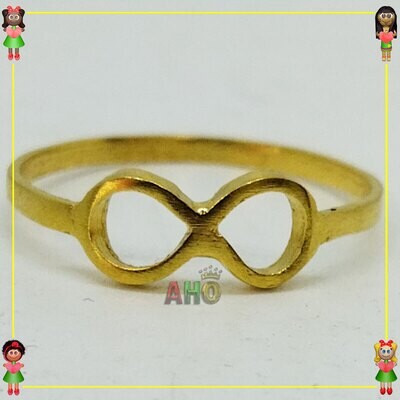 Anillo Infinito Oro 18k