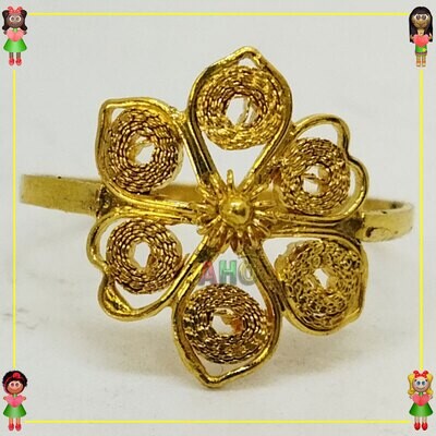 Anillo Filigrana Oro 18k