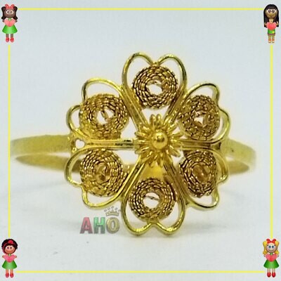 Anillo Filigrana Oro 18k