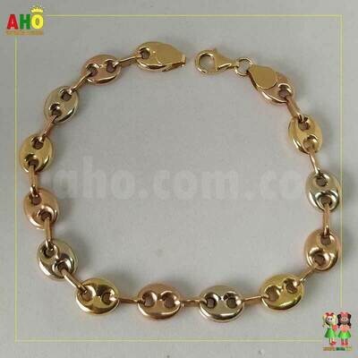 Pulsera 3 Oros 18k