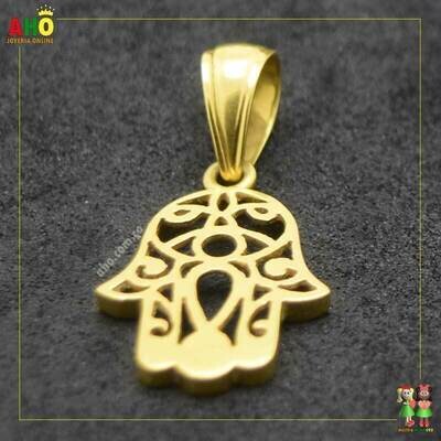 Dije Mano de Fatima Oro18k