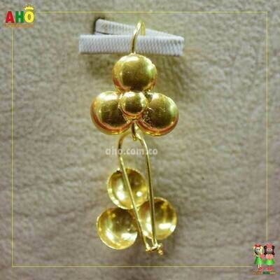 Aretes Tomatillos Oro18k