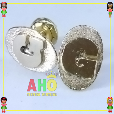 Topos Letra Oro18k