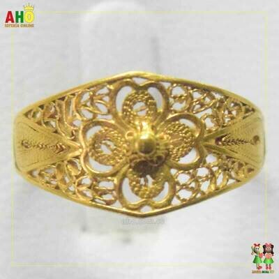 Anillo Filigrana Arte Chocoano Oro18k