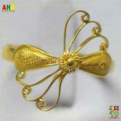 Anillo Filigrana Arte Chocoano Oro18k