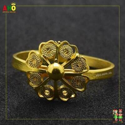 Anillo Filigrana Arte Chocoano Oro18k