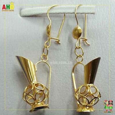 Aretes Filigrana Arte Chocoano Oro18k