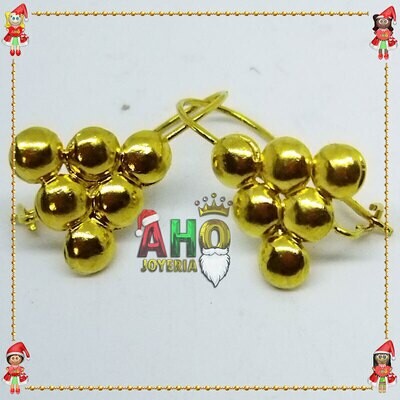 Aretes Arte Chocoano Oro18k
