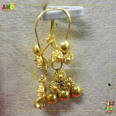 Aretes Filigrana Arte Chocoano Oro18k