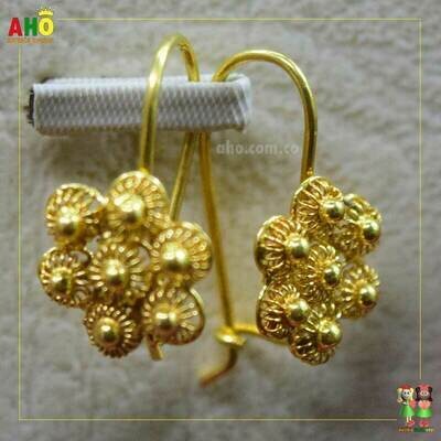 Aretes Tomatillos Oro18k