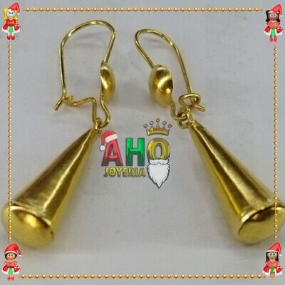 Aretes Lagrimas Oro18k
