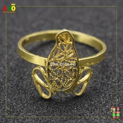 Anillo Rana Filigrana Oro18k