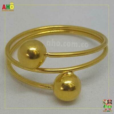 Anillo Tu y Yo Oro18k