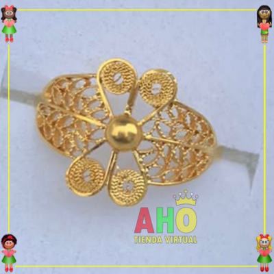 Anillo Filigrana Arte Chocoano Oro18k