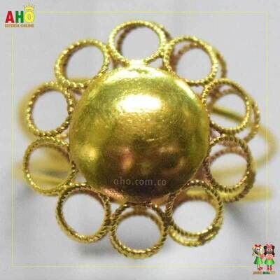 Anillo Filigrana Arte Chocoano Oro18k