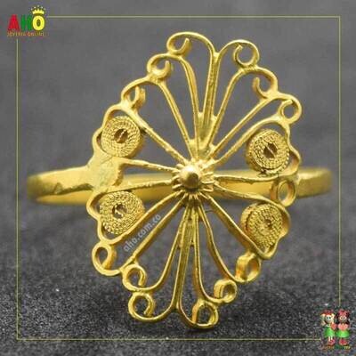 Anillo Filigrana Arte Chocoano Oro18k