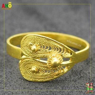 Anillo Filigrana Arte Chocoano Oro18k