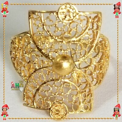 Anillo Filigrana Arte Chocoano Oro18k