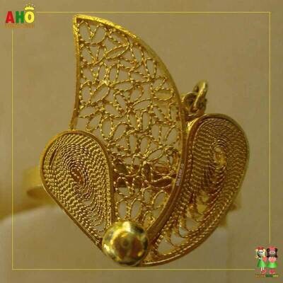 Anillo Filigrana Arte Chocoano Oro18k