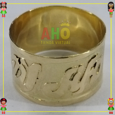 Anillo Tubo DJ Fifo Oro18k