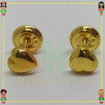 Topo Seguridad Corazon Oro18k