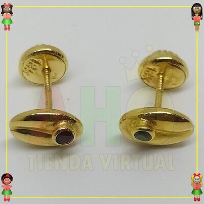 Topo Seguridad Piedra Oro18k