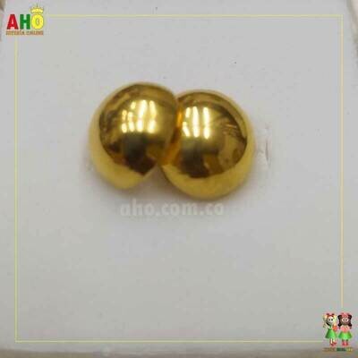 Topos media bola Oro18k