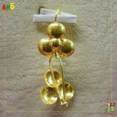 Aretes Lagrimas Oro18k