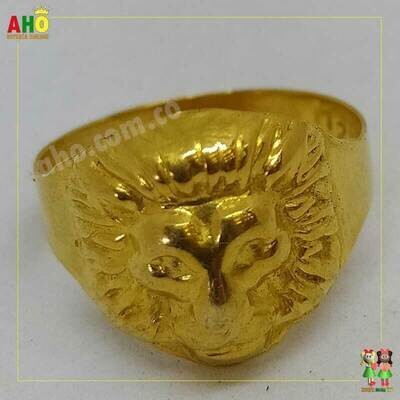 Anillo Niños Leon Oro18k