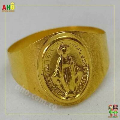 Anillo Virgen Niños Oro18k