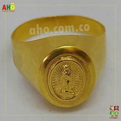 Anillo Virgen Niños Oro18k