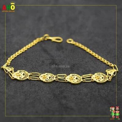 Pulsera Espartillo Filigrana Oro18k