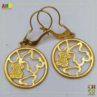 Aretes Nacional Oro18k