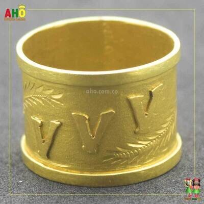 Anillo Tubo en Oro Chocoano Oro18k