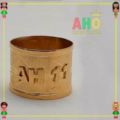 Anillo Tubo en Oro Chocoano Oro18k