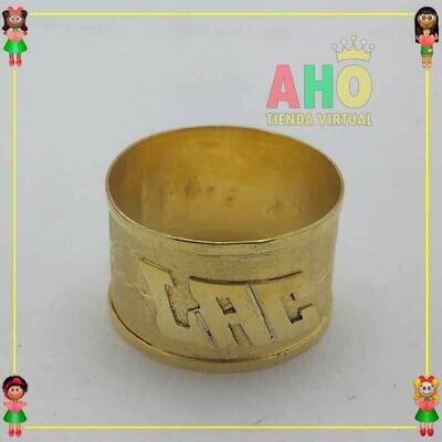 Anillo Tubo en Oro Chocoano Oro18k
