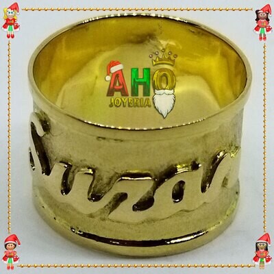 Anillo Tubo en Oro Chocoano Oro18k