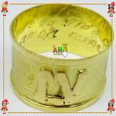 Anillo Tubo en Oro Chocoano Oro18k