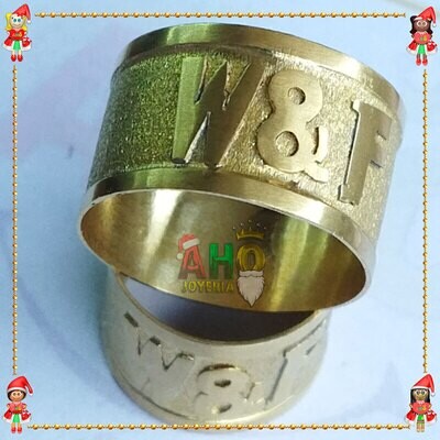 Anillo Tubo en Oro Chocoano Oro18k