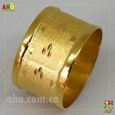 Anillo Tubo en Oro Chocoano Oro18k