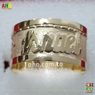 Anillo Tubo en Oro Chocoano Oro18k