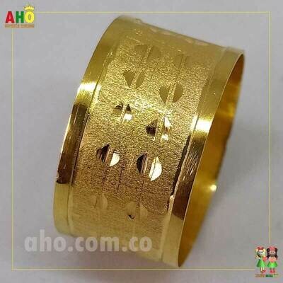 Anillo Tubo en Oro Chocoano Oro18k