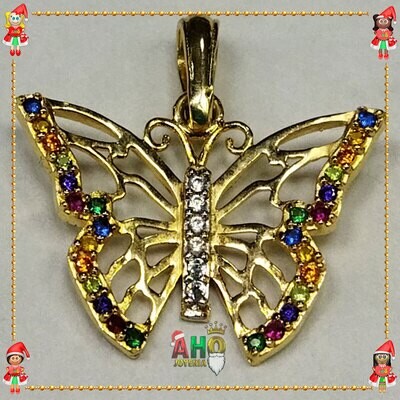Dije Mariposa Oro18k