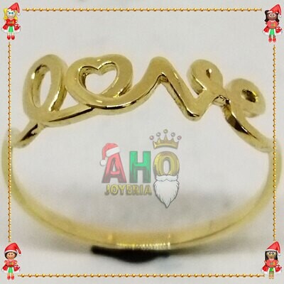 Anillo Love Oro18k