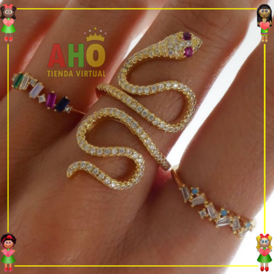 Anillo Serpiente Oro18k