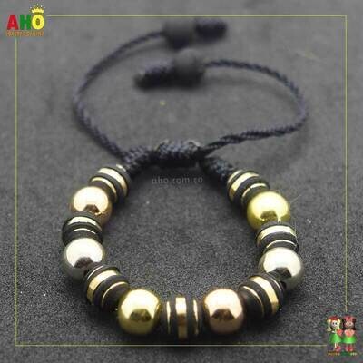 Pulsera Tejida Macrame Oro18k
