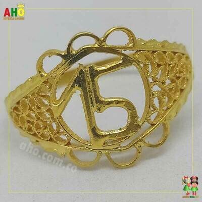 Anillo Quinces Oro18k