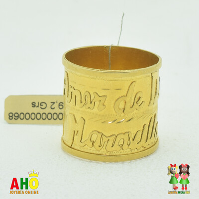 Anillo Tubo Oro18k