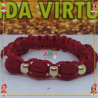 Anillo Tejido Macrame Oro18k