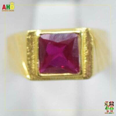 Anillo Piedra para hombre Oro18k